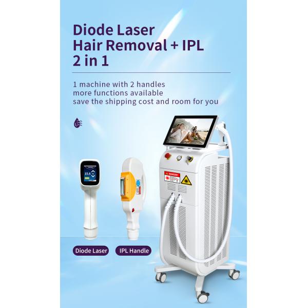 STANDING Beauty Machine for Skin Rejuvenation and Diode Laser Hair Removal 755 808 1064nm