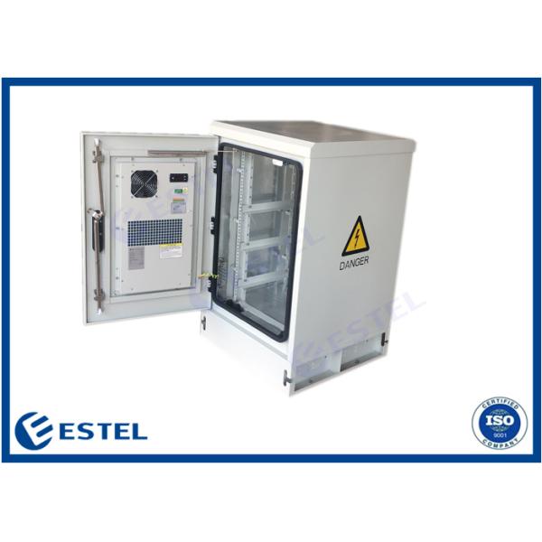 O armário exterior da cremalheira do servidor de IP65 16U galvanizou o único cerco de aço da parede