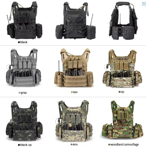 Tactico Черная кожа плечевые мягкие сумки пластинка носителя тренировочный жилет с водяным мешком