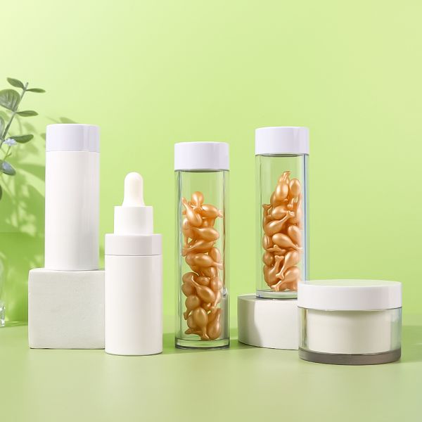 Wholesale Customizable Leak-Proof Recyclable Thick Wall Plastic Cosmetic Bottle Set for Skincare Packaging