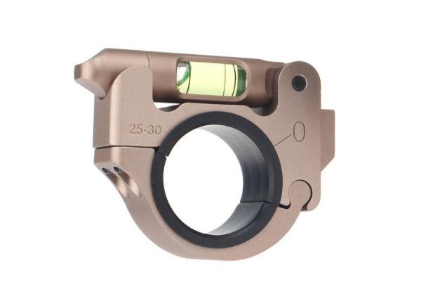Streamlined Tactical Scope Rings Bubble Spirit Level For 30mm / 25mm Tube
