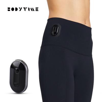 Esportes ocasionais da ioga das caneleiras das caneleiras da aptidão do estiramento das mulheres de nylon pretas das caneleiras de BODYTIME EMS consecutivamente
