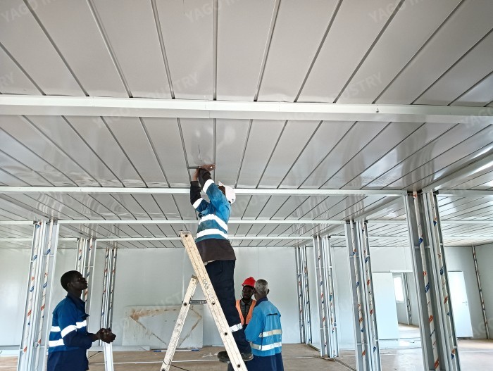 Cost Effective Flatpack Temporary Construction Camp with Galvanized Steel Frame Modular Housing