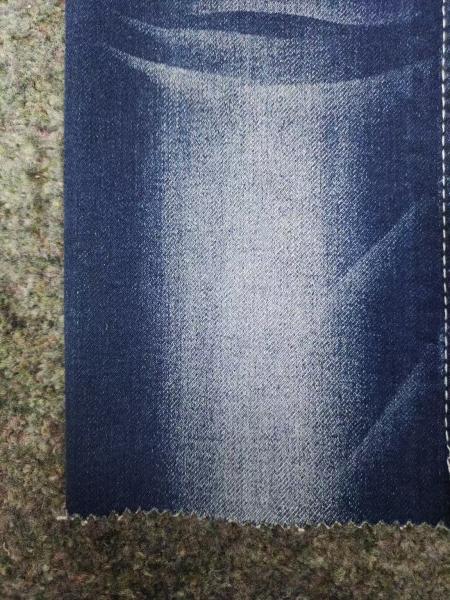 Medium Weight Cotton Polyester Spandex Blue Denim Fabric 8.1oz JS4040 With Medium Thickness And 150 CM Width