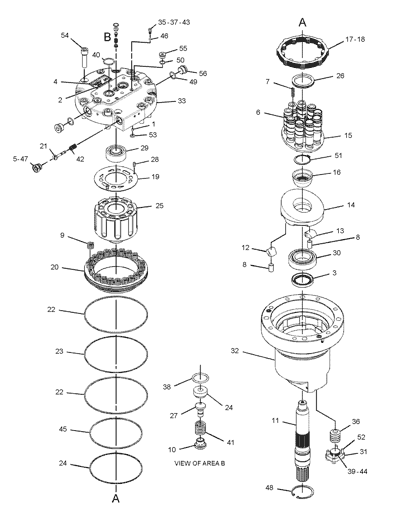 проводник шарика 1673863 167-3863 для частей мотора перемещения экскаватора 336D2