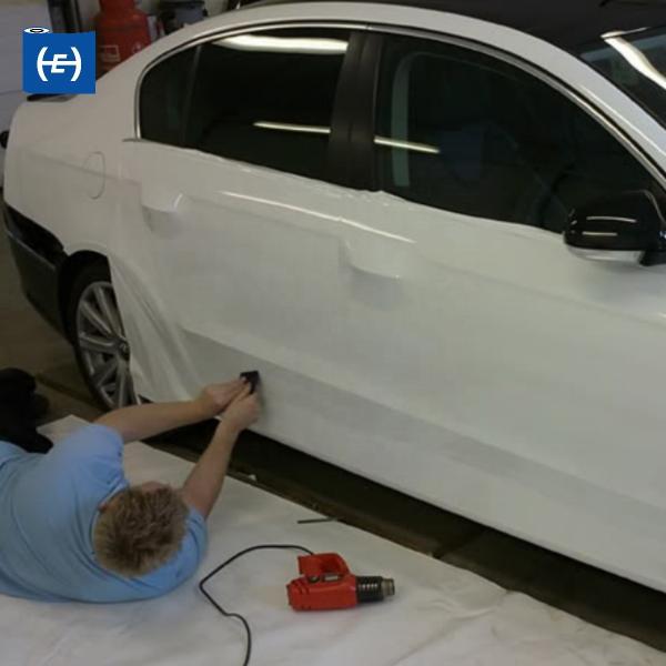 Película protetora de PE para a superfície de pintura de automóveis com fácil descascagem e eliminação livre de resíduos
