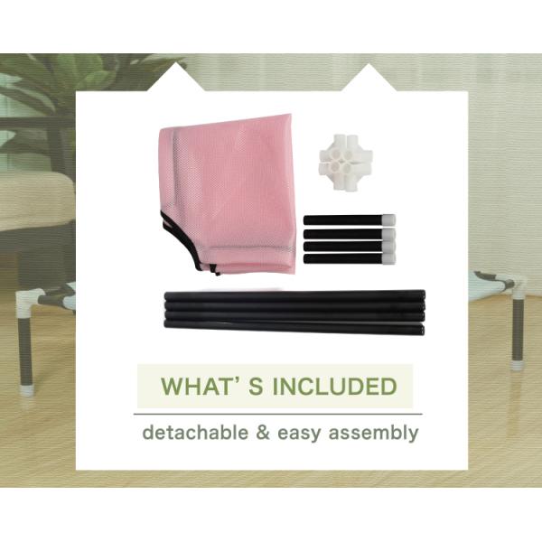 Washable Square Pet Beds with Metal Frame and Heavy Denier 3D Mesh Various Colors