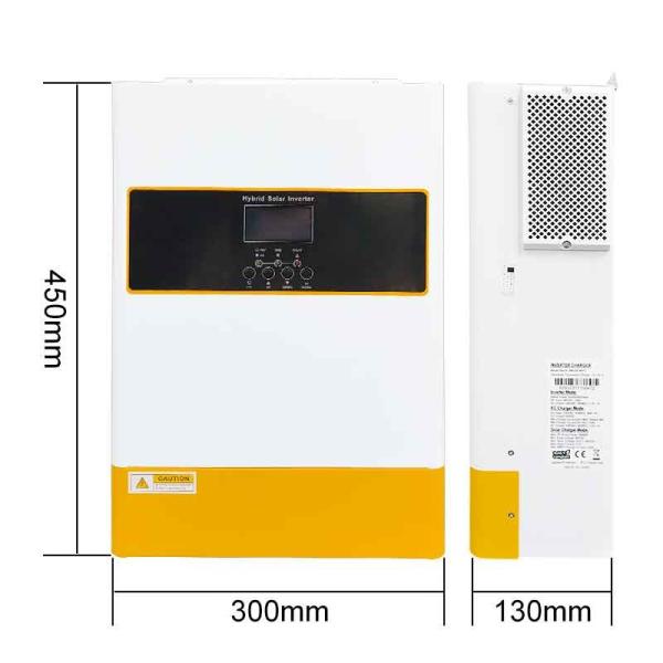48V 6.2kw セール ハイブリッドソーラーインバーター ネットワークオフ Mppt と純粋シヌ波出力