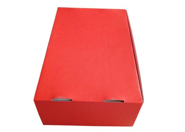 Luxury Red  Paper Gift Box , Corrugated Packaging Box For Hats / Decoration Packing