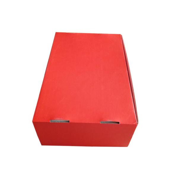 Luxury Red  Paper Gift Box , Corrugated Packaging Box For Hats / Decoration Packing