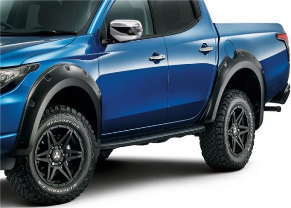Off - Road Style Wheel Arch Fender Flares For Mitsubishi Triton L200 2015 2018
