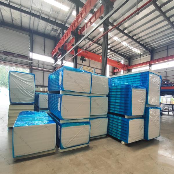 Белая панель холодной комнаты Сэндвич из каменной шерсти Сэндвич из внешней стены