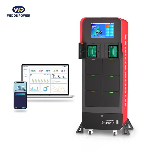 Convenient QR Code Operated Smart Car Battery Exchange Hub for Motorcycle / Scooter Performance