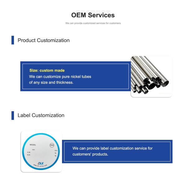 Маленький Moq N4 N6 Ni200 Ni201 Бесшовные трубы из чистого никеля Цена на продажу