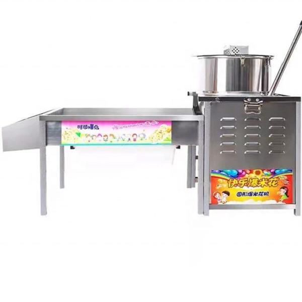 Material 304 Stainless Steel Caramel Popcorn Machine 15% Energy Saving at Canton Fair