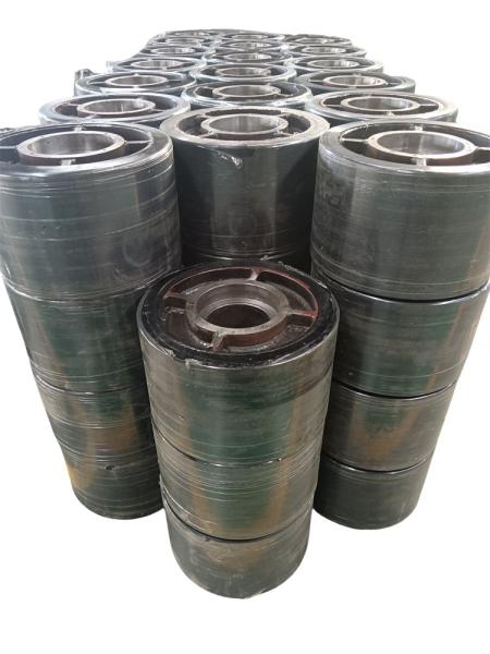 Industrial Custom Made Polyurethane Wheels Dia 100mm-1000mm Plate Mounting Type