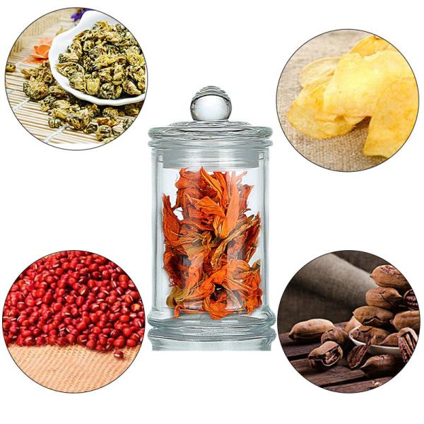 frascos de vidro da boca larga do Borosilicate do armazenamento da especiaria 2500ml