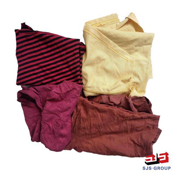 Camisa usada 0.5Kg/Bale Rags de limpeza industrial de T