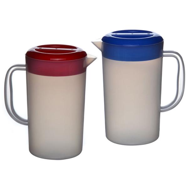 Large Capacity Plastic Beer Pitcher Heat Resistant Plastic Water Jug With Lid 70oz