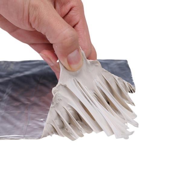 Aluminum Foil Butyl Rubber Tape Self Adhesive Waterproof Tape For Leak Sealing