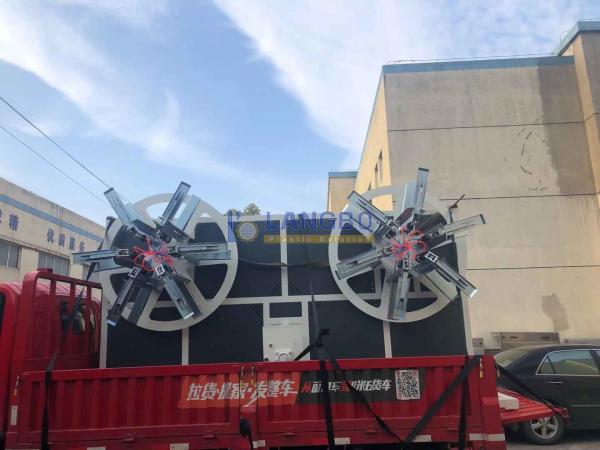 Pipe Coiler Pipe Winding Machine For PE Corrugated Pipe Extruder