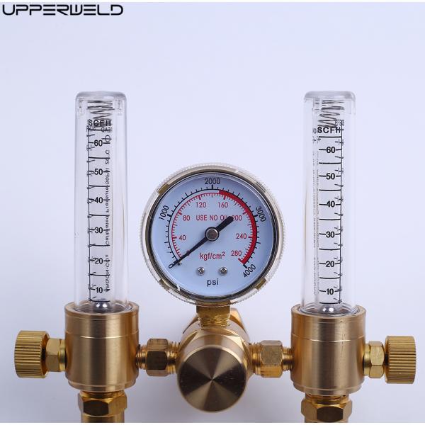 Customized OBM Support Dual Stage Argon CO2 Flowmeter Gas Pressure Regulator for Tig Mig Welder