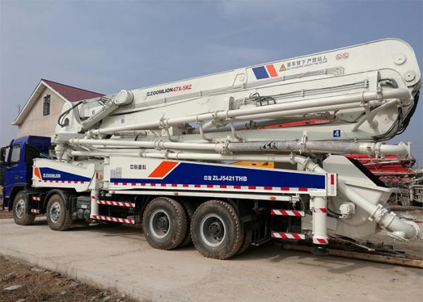 ISO90001 Approval Beton Pump , Truck Concrete Pump Zoomlion Used Construction