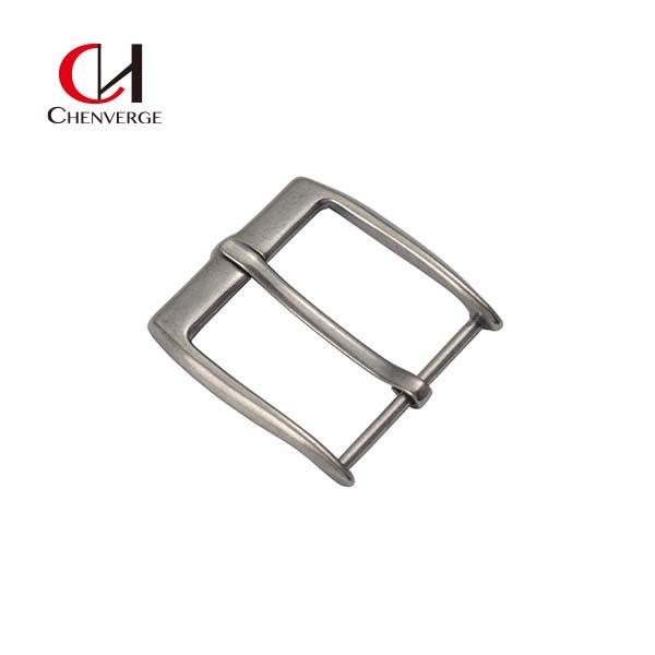 Matte Anti Nickel Pin Belt Buckles Square Shape Rustproof 25.5g