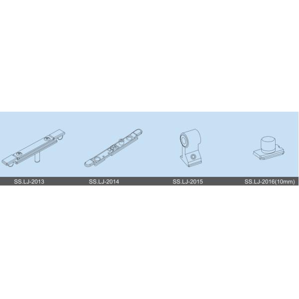 Accesorios de la puerta de la ventana de la cerradura de puerta del vidrio de desplazamiento con el tratamiento superficial pintado polvo