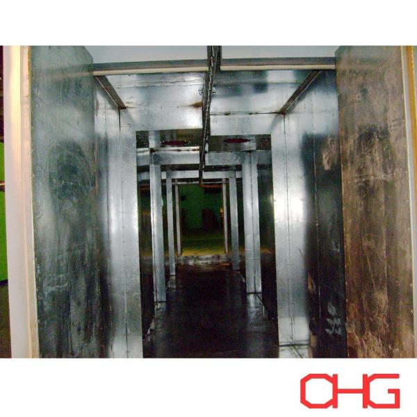 Customized Manual Powder Coating Line with Carbon Steel Spray Booth