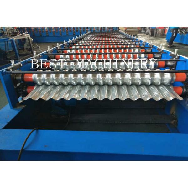 Крен холодной стали автоматический формируя машину для рифленого управления ПЛК панели толя