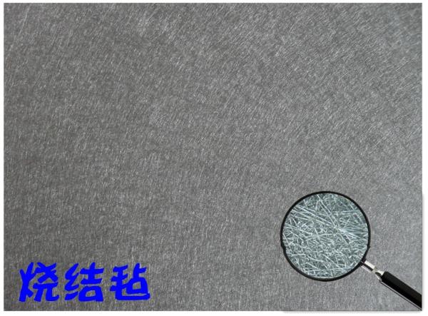 316l Stainless Steel Single Or Double Mesh Sintered Metal Fiber Cloth