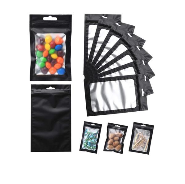 5x8 Inch Packaging Mylar k Foil Bags With Clear Window