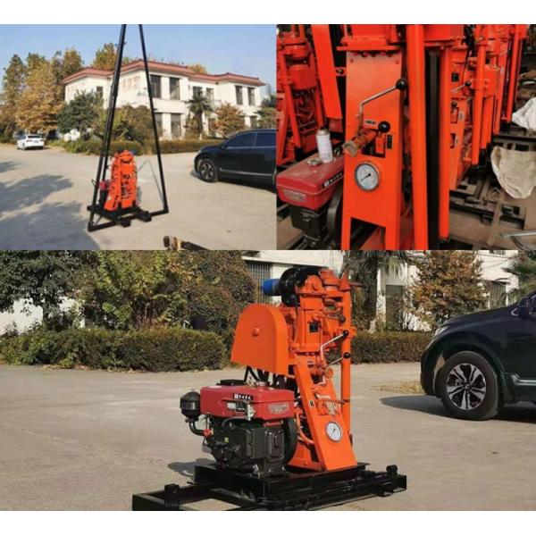 Гидравлическая машина забора 50m водяной скважины геологохимическая сверля