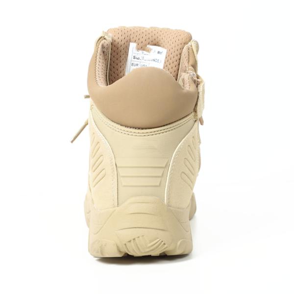 Breathable Waterproof Low Cut Tactical Boots With Zipper Oil Resistant