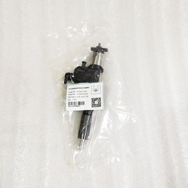 Máquina escavadora Engine Parts For ZX650-3 6WG1 do injetor de combustível 1-15300436-4