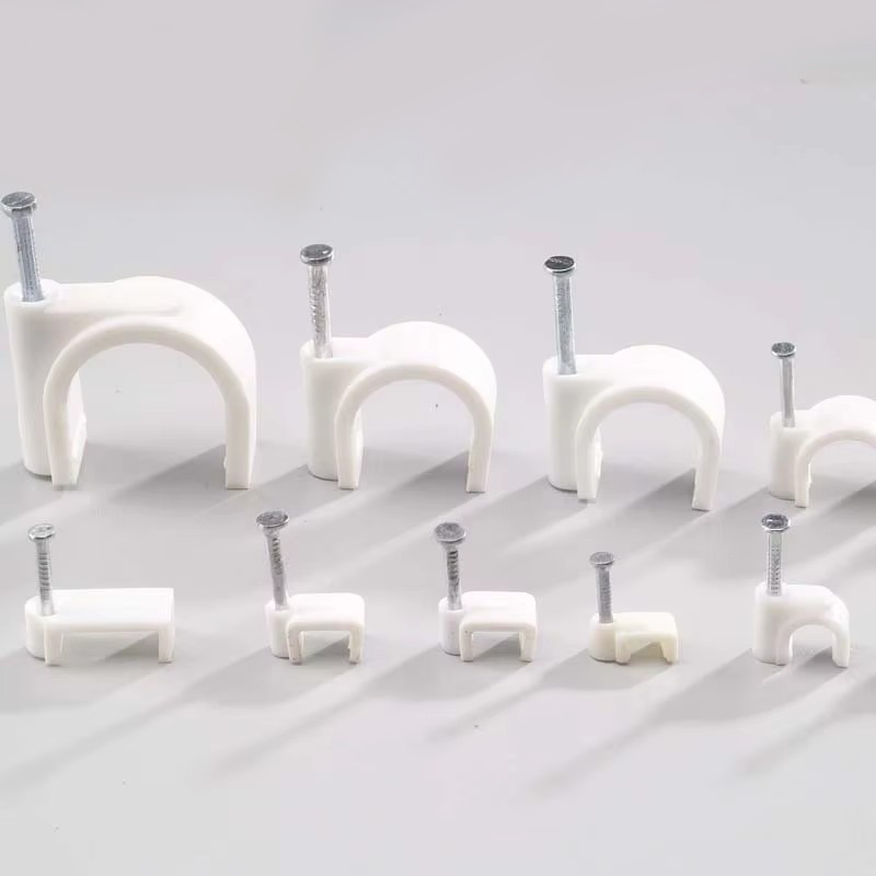Plastic Nylon Cable Fixing Clip Holder Wire Fixed Clips