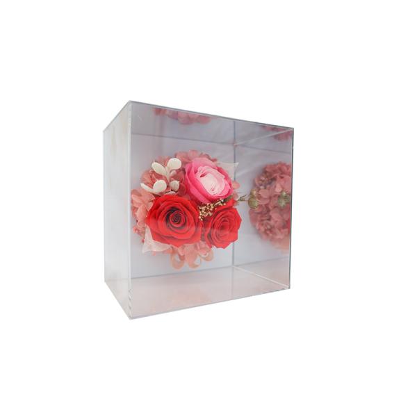 Environmental Friendly Luxury Flower Box Keeping The Fresh Of The Love Forever
