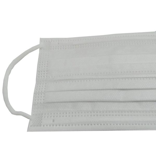 Disposable Non Woven Earloop Face Mask Bacterial Filtration Odorless