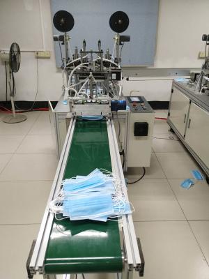 Nonwoven Fabric Fully Automatic Face Mask Production Line 6500*3345*1830mm