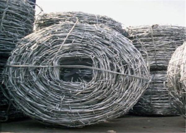 25kg Galvanised Steel 1.6mm Security Barbed Wire And 1.5mm Thick Barbs Ideal