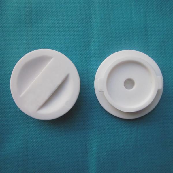Shenzhen material  saving box , coin box bank diameter 5.1 cm PVC lid toy parts