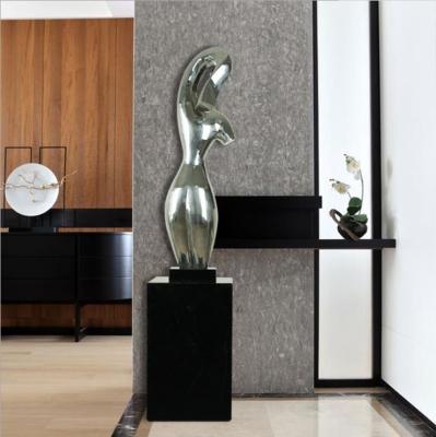 Indoor Metal Sculptures Modern Style Long Lasting For Hotel Decoration