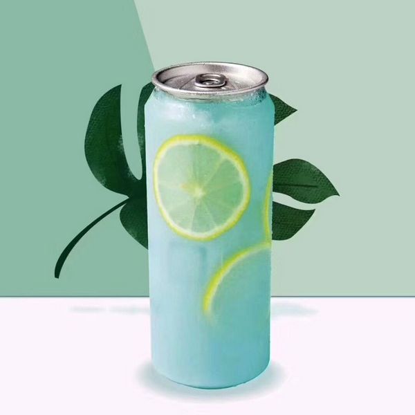 Aluminium Cap Beverage Ring Pull PET 500ml Soda Pop Cans