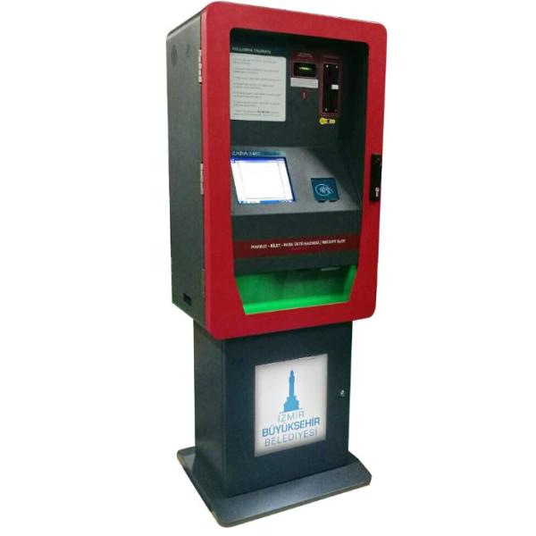 DC12V Free Standing hospital used Machines sample , public Self-Service Printing Kiosk