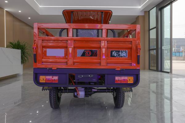 Motorized Passenger Three Wheeler Delivery Van Open Body High Fence