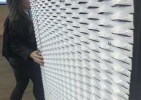metal expandido de aço suave Mesh Decorative Screen Lath do comprimento de 30m