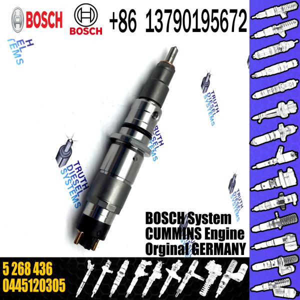 Diesel Engine Fuel Injector Excavator Accessories Diesel Motor Parts 0445120305 6746113100 5268436