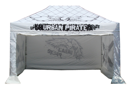 Waterproof Outdoor Folding Tent , Big White Canopy Tent 4x6m