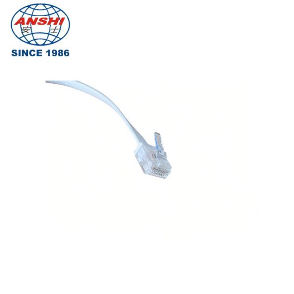 CAT5E Unshielded Flat Network Patch Cord with 30AWG Pure Copper for 1000Mbps Data Transmission